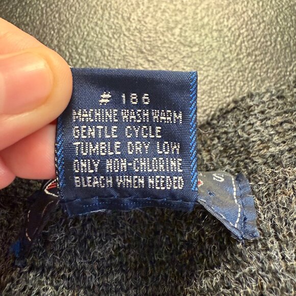 Vintage Hemingway Point Mens Wool Blend Button-Up Sweater Vest Plaid Size Small - Picture 4 of 10